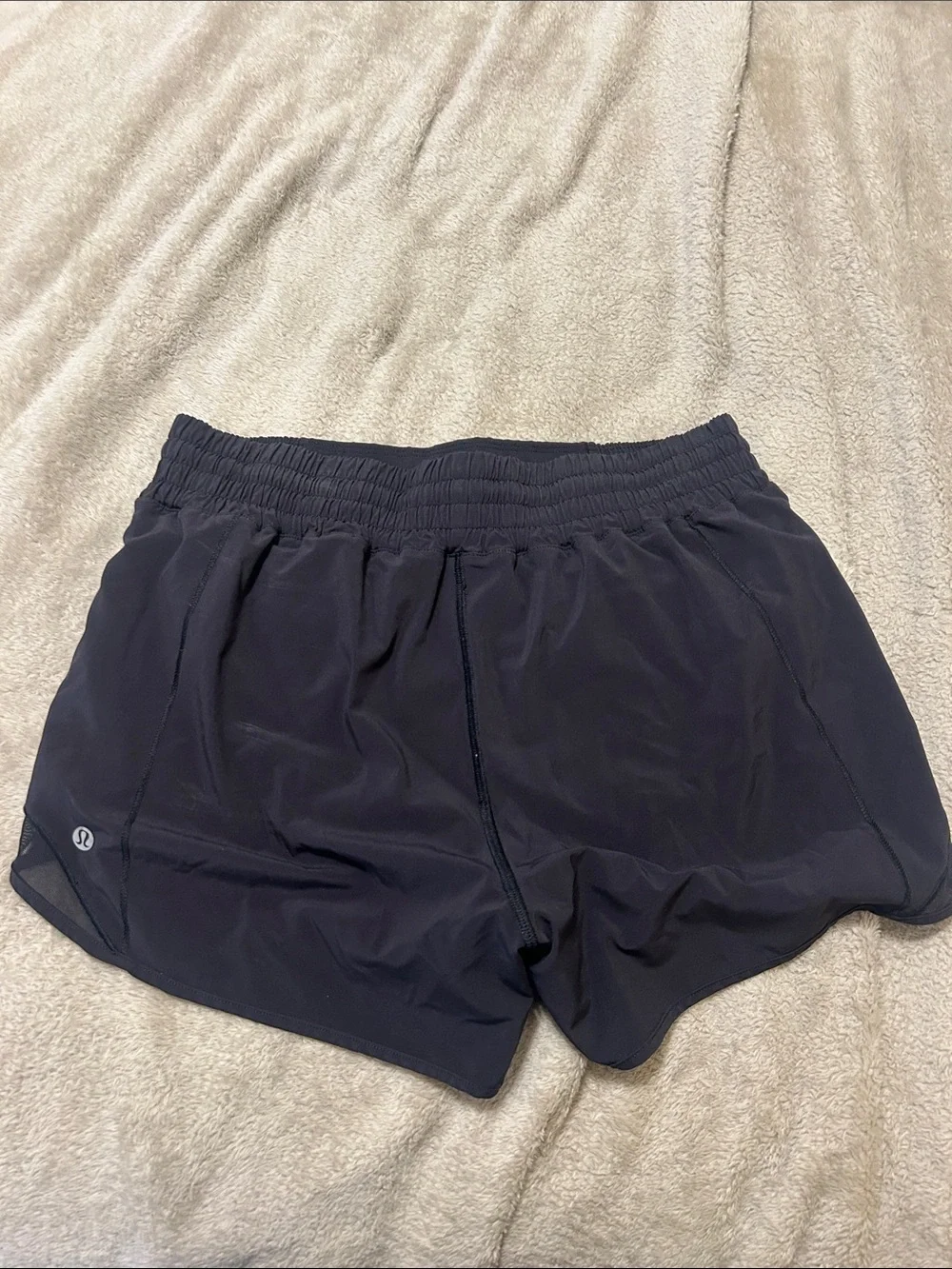lululemon athletica Black Layered Running Shorts